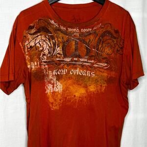 Big Easy Men’s Orange Cyberpunk T-Shirt L